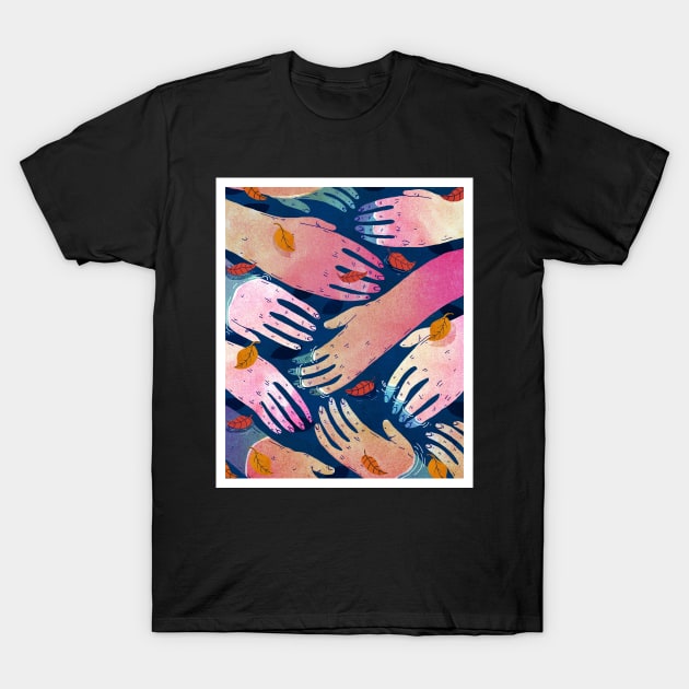 hands T-Shirt by Francisco1